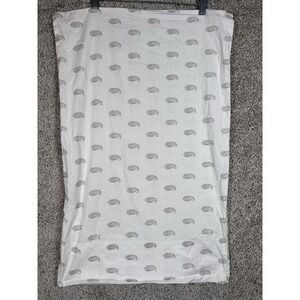 RH‎ Teen Washed Block Print Paisley Pillowcase Single Replacement Gray White